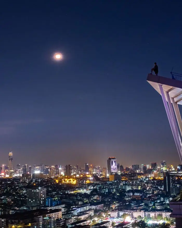 Moon over Bangkok